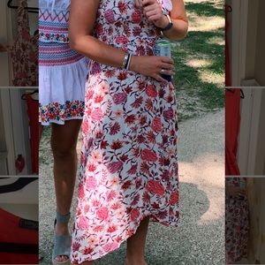 Flowy, flowery midi summer dress